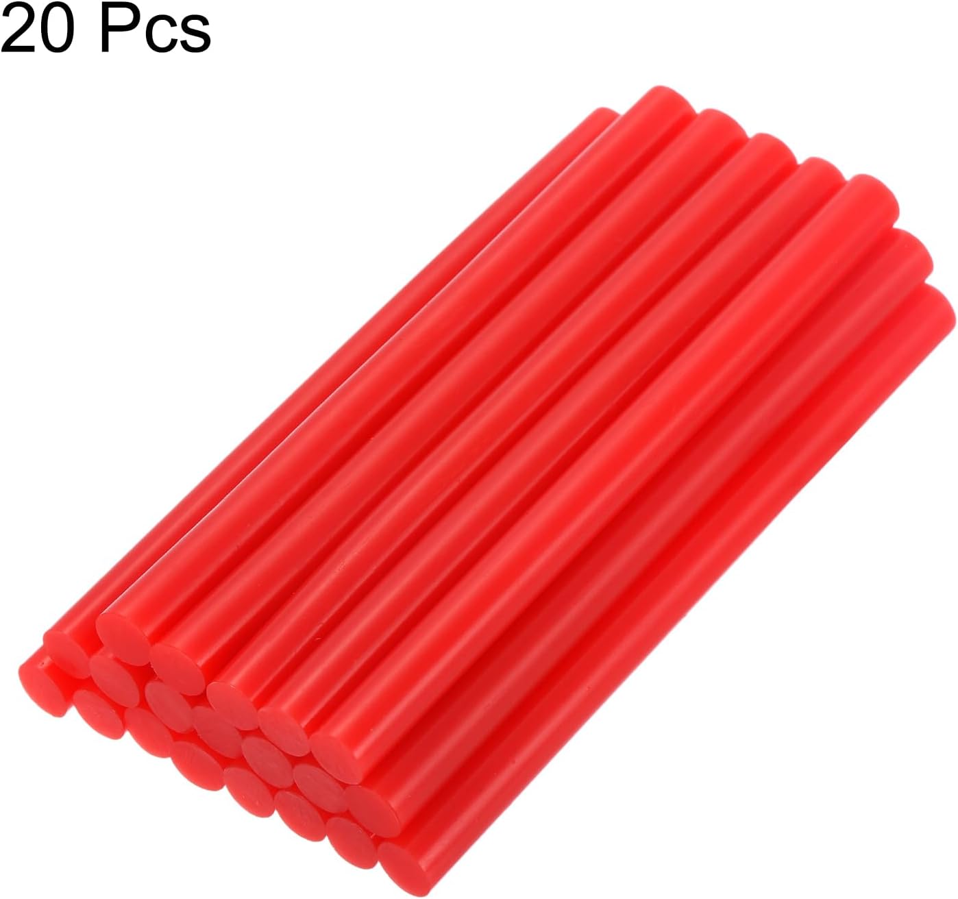 uxcell 20pcs Hot Glue Sticks for Glue Gun 7mm/0.27-inch x 4-inch Mini Hot Melt Adhesive Glue Stick Dark Red