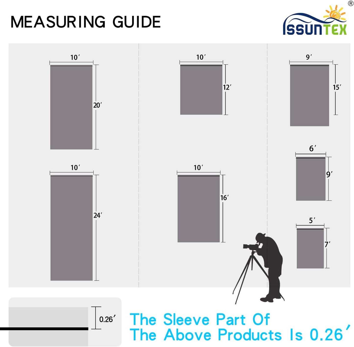 ISSUNTEX 5X7 ft Background Muslin Backdrop, Photo Studio, Collapsible High Density Screen for Video Photography and Television-Gray