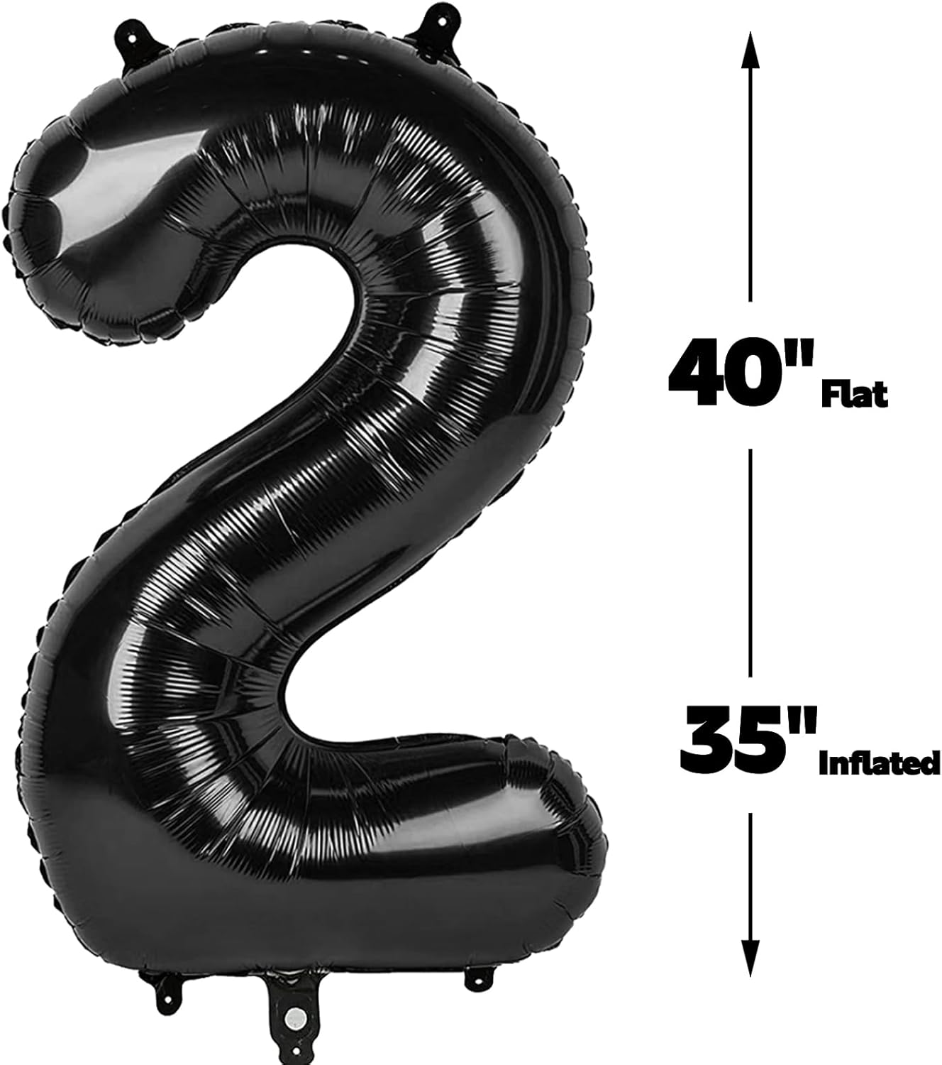 40 Inch Big Black Number 12 Balloon Birthday Decoration, Numbers 12 Helium Balloons 12 21 Celebration, Boy Girl Baby Anniversary Party Graduations Supplies Decorations