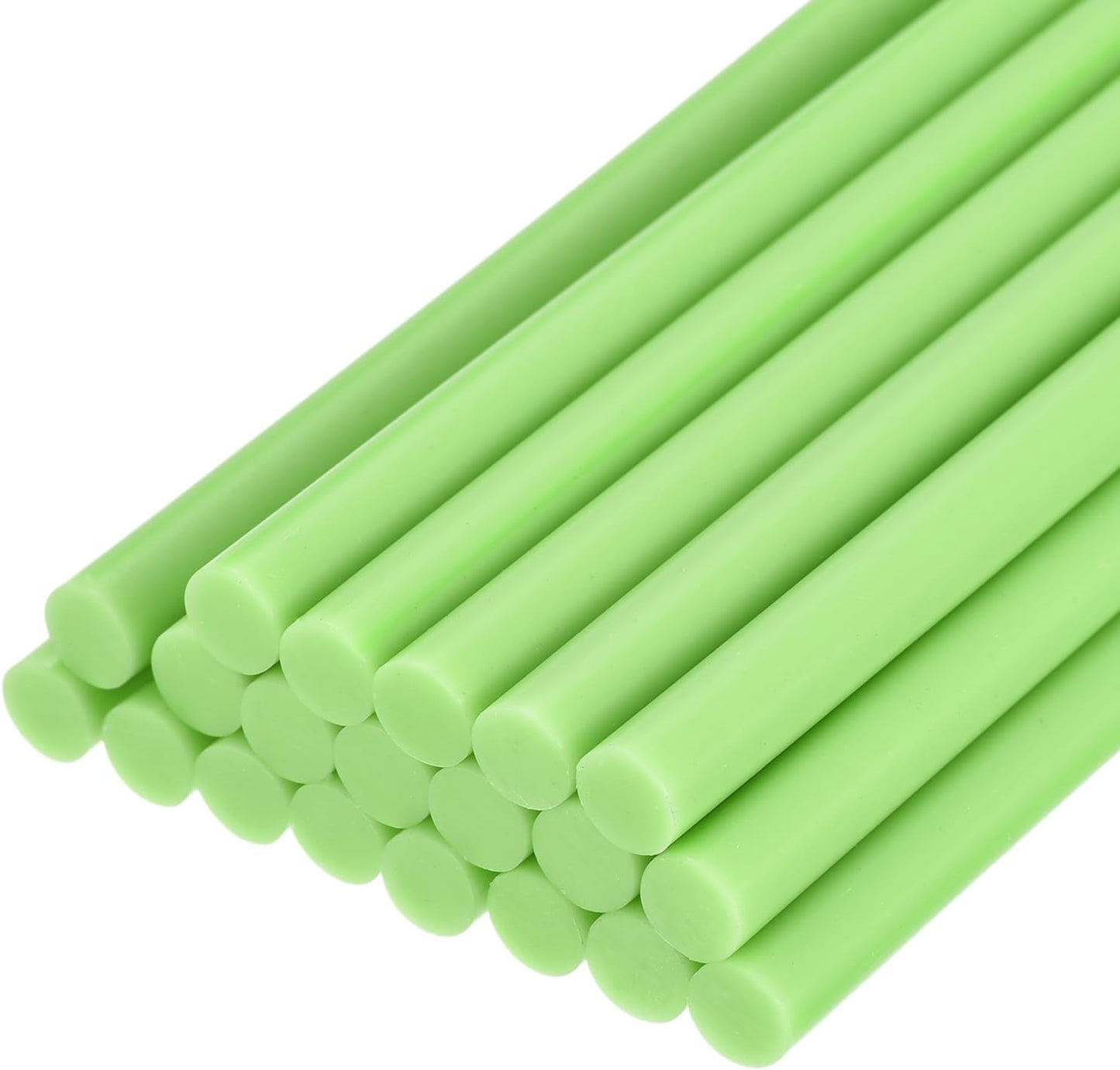 uxcell 20pcs Hot Glue Sticks for Glue Gun 11mm/0.43-inch x 4-inch Mini Hot Melt Adhesive Glue Stick Green