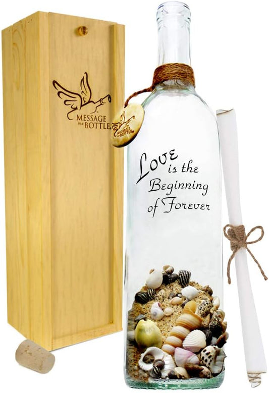 MESSAGE IN A BOTTLE ® "PROMISE Personalized Gift for Him or Her
