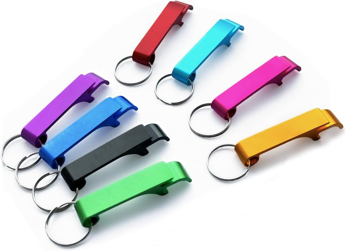 50pcs Personalized Wedding Favors Bottle Opener with Logo Text for Men Women, Wedding Favors For Guests Bulk,Engraved Aluminum Keychain Party Holiday Father's Day Graduation Favors