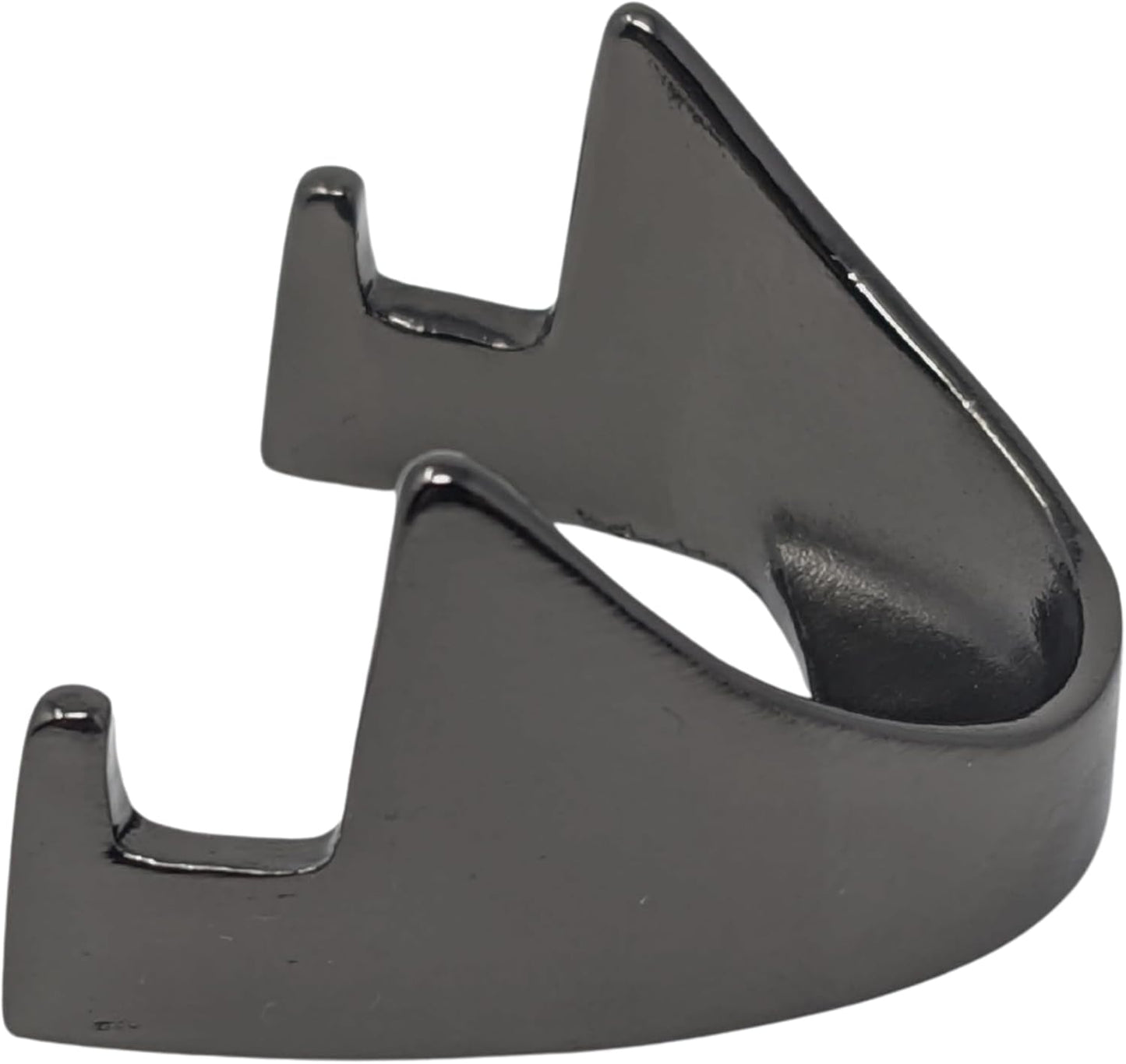 Military Challenge Coin Display Stand - Solid Metal with Anodized Finish - US Vet. Business (Black) (Black Two-Pack)