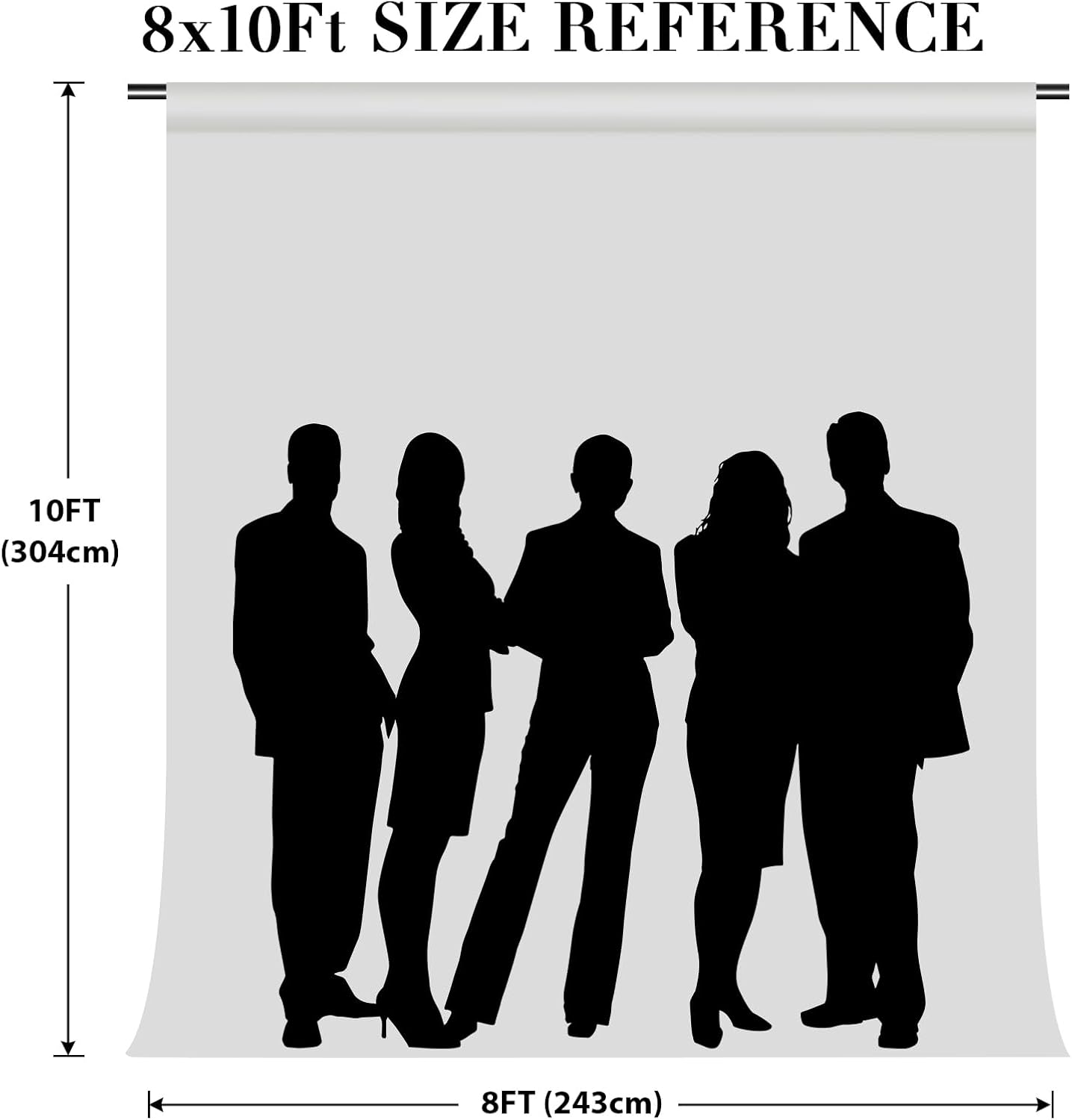 Eternal Beauty Silver Sequin Backdrop, 8x10 Ft Glitter Background Curtains for Shimmer Photography Party Wedding Birthday Back Drop Decor