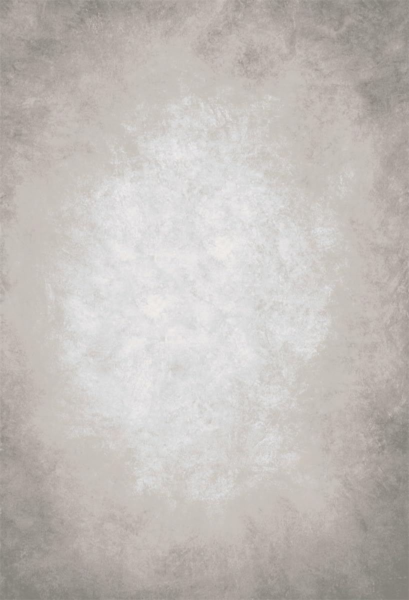 8x10ft Grey Portrait Photography Backdrops Solid Texture Abstract Photo Background for Photoshoot