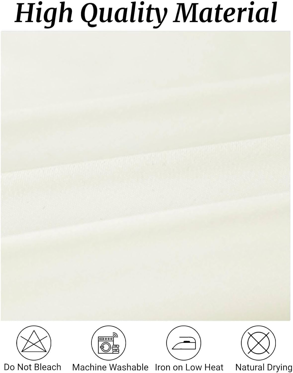 Fokitut 6 Pack Rectangle Tablecloth, 60x102 Inch, Stain Resistant and Wrinkle Polyester Table Cloth, Fabric Table Cover for Kitchen Dining, Wedding, Party, Holiday Dinner-Ivory