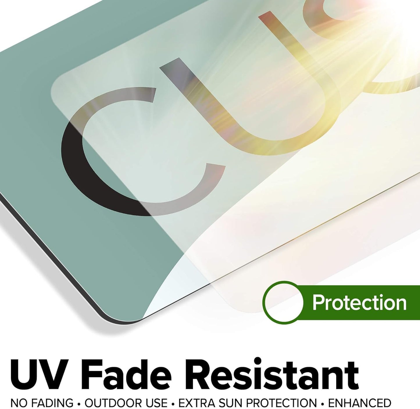 Custom Sign, Custom Street Sign, 11 Font Colors, 13 Font Styles, 4 Hole Options, 22 Sizes, 6x30 Inches, Rust Free DiBound, Fade Resistant, Made in USA by My Sign Center (Minimalist)