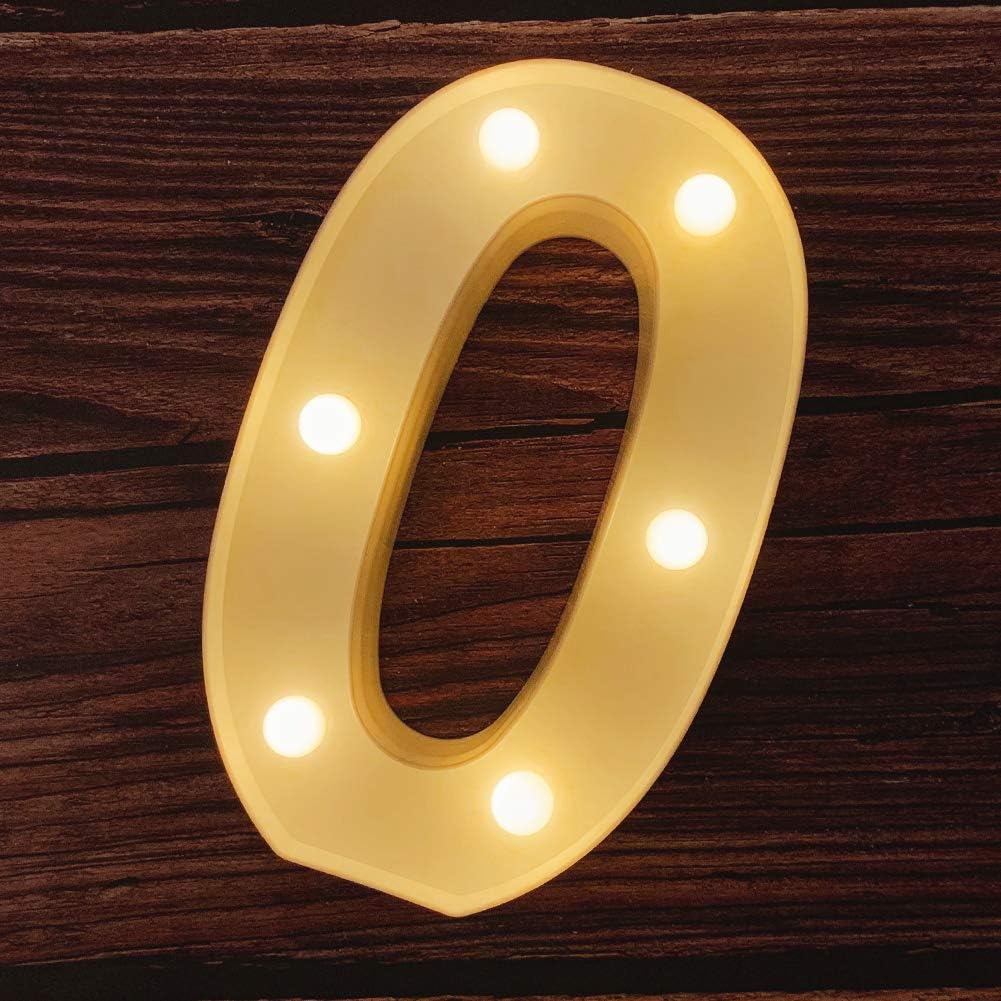 MUMUXI Marquee Light Up Letters | Large Light Up Numbers | Battery Powered and Bright with Every Letter of the Alphabet | For Wedding, Birthday, Party, Celebration, Christmas or Home Decoration (0)