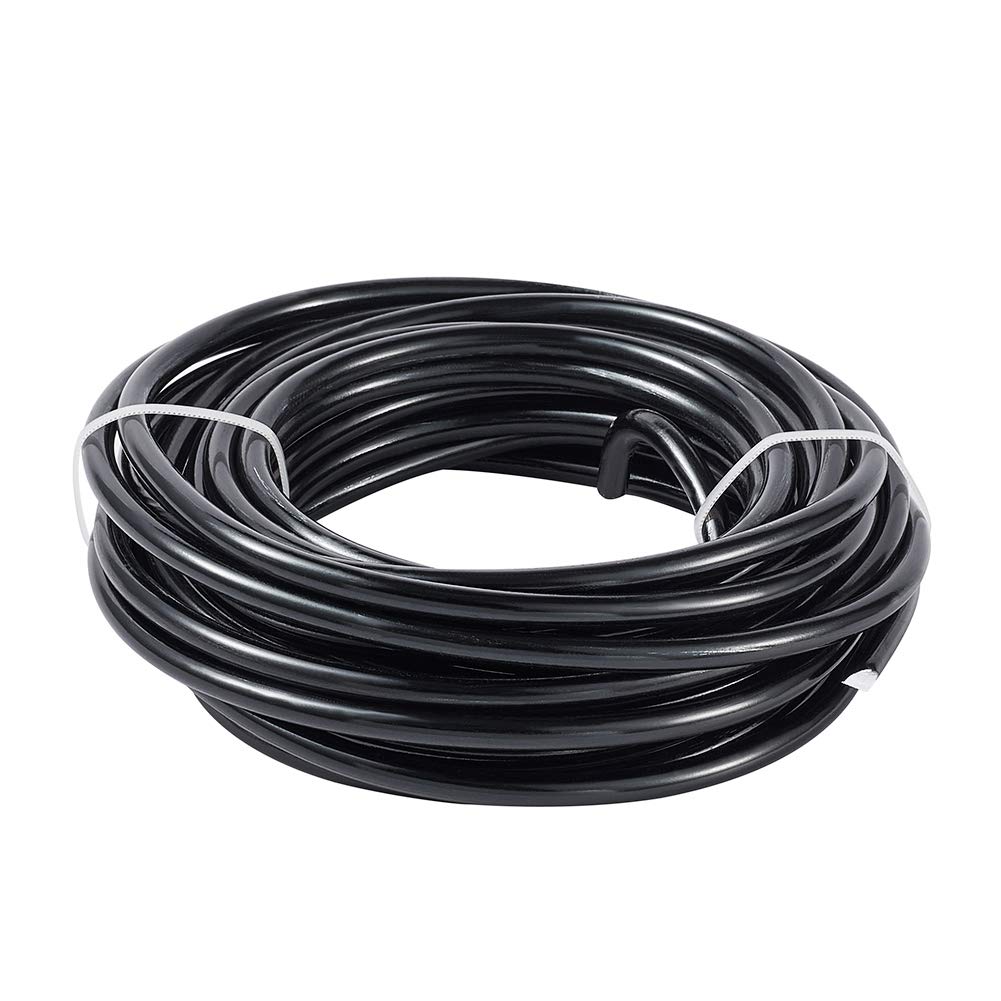 Fashewelry 22.96 Feet 6mm Aluminum Wire Black Bendable Metal Craft Wire for Beading Jewelry Craft Making