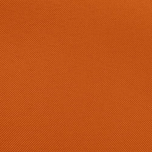 Ultimate Textile Pleat Polyester Fabric Table Skirt - Machine Washable Flame Resistant with Clips for Events, Weddings & Trade Shows, Cut & Sewn in Paterson, NJ - Orange, 7' Box Pleat