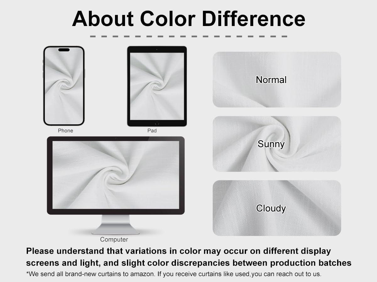 Vision Home White Pinch Pleated Semi Sheer Curtains Textured Light Filtering Window Curtains 108 inch for Living Room Bedroom Patio Rayon Blended Pinch Pleat Drapes with Hooks 1 Panel 60" Wx108 L