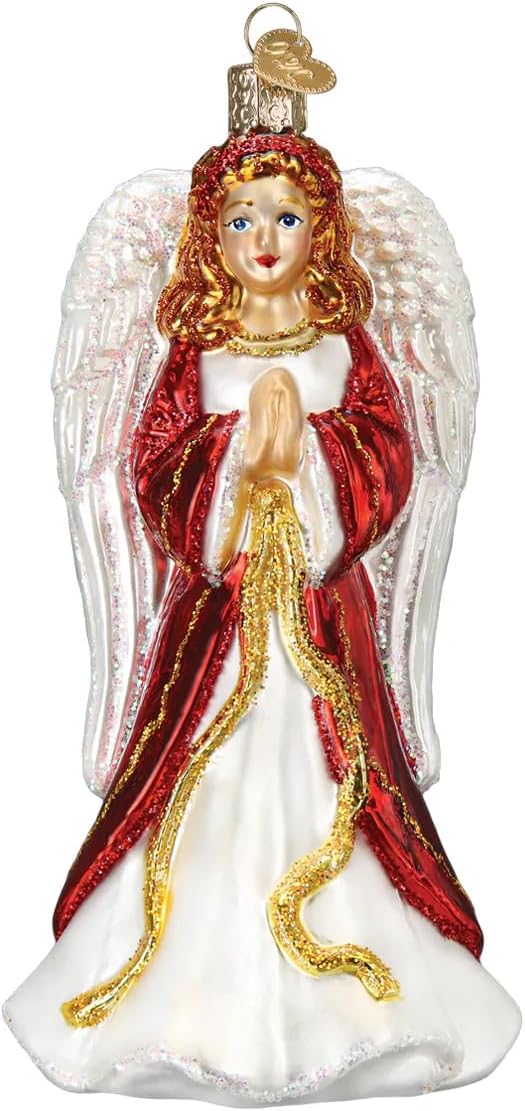 Old World Christmas Glass Blown Ornament Divinity (10228)