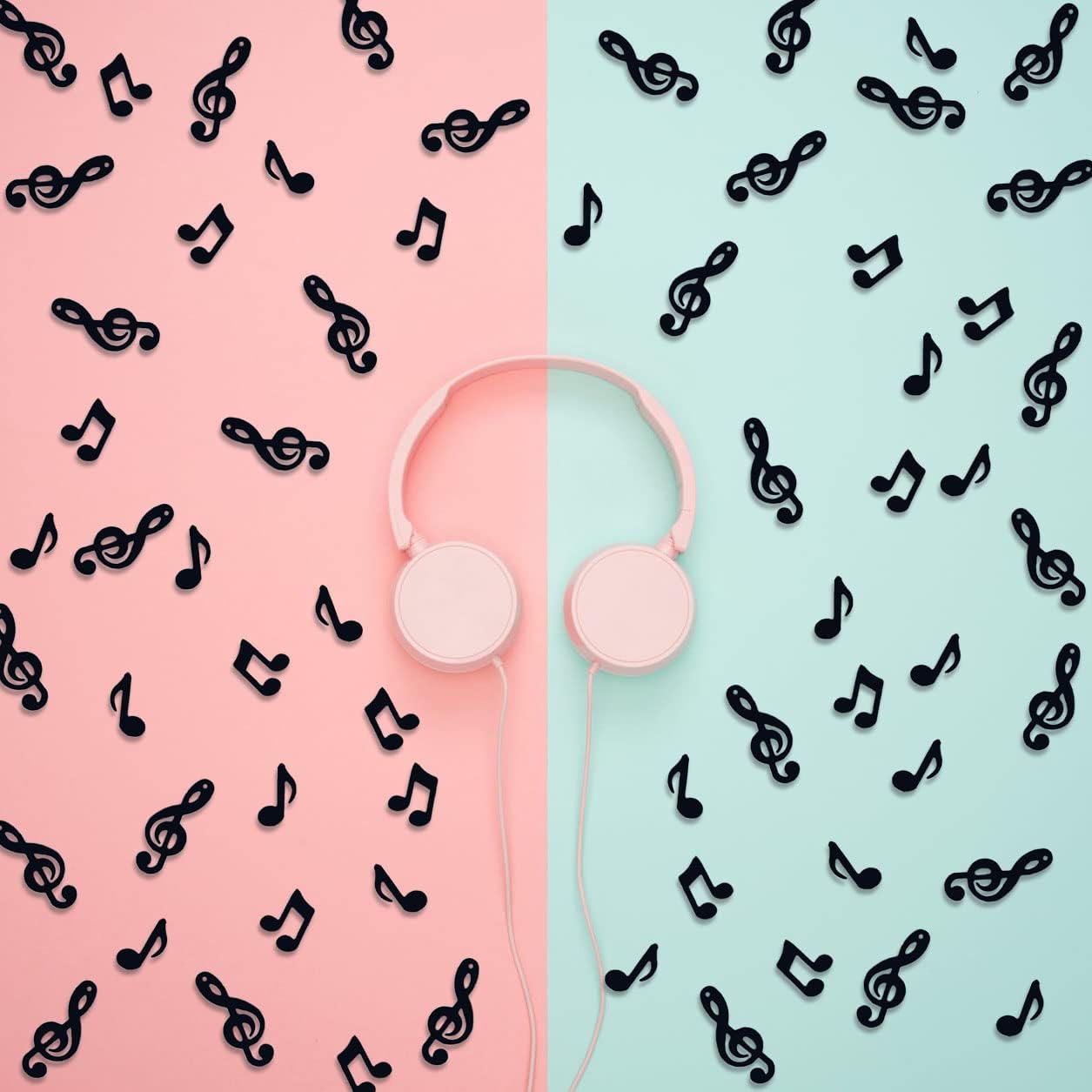 Confetti Musical Notes Confetti Black Musical Clef Cutout for Music Party Reception Birthday Wedding Engagement Baby Shower Party Decoration Supplies 3 style(Music)