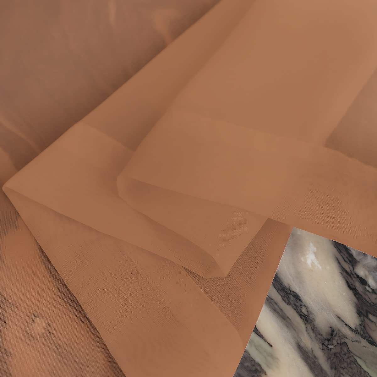 Window Brown Sheer Curtains 48 Inches Width 84 Inches Long 2 Panels Sheer Curtain Clear Curtains Basic Rod Pocket Panel for Home Living Room Bedroom Kids Room Yard Patio Parlor Sliding