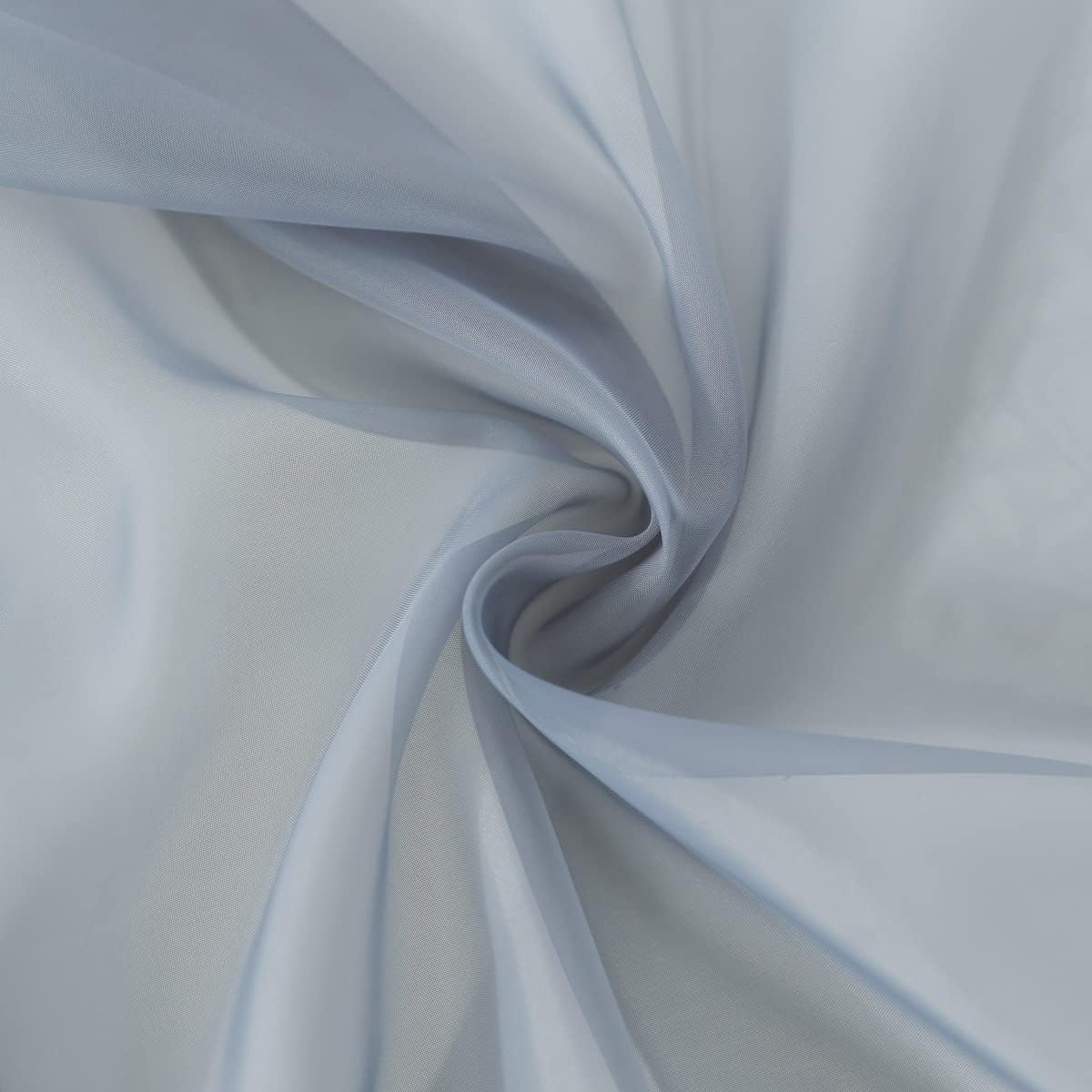 Window Light Gray Sheer Curtains 72 Inches Long 2 Panels Sheer Curtain Basic Rod Pocket Panel for Bedroom Children Living Room Yard Kitchen (Light Gray, 52" W x 72" L | 2 pcs)