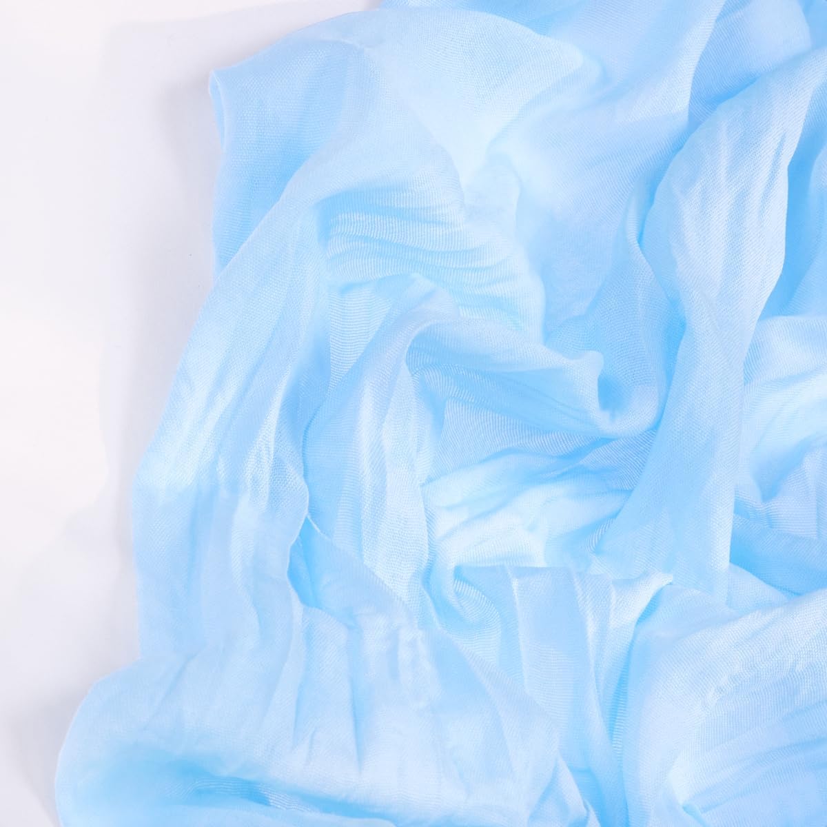 Baby Blue Cheesecloth Table Runner Fall Table Runner Boho Gauze 120 Inches Light Blue Cheese Cloth Fall Table Decorations for Thanksgiving Wedding Bridal Baby Boy Shower Birthday Party