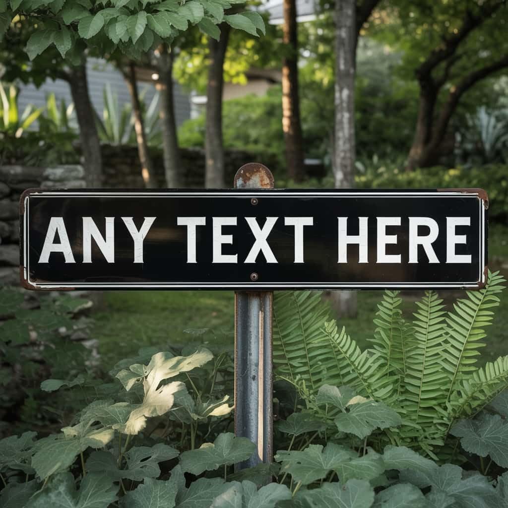 Custom Signs Outdoor Metal, Personalized Street Sign for Home Bar Wall Decor, 6x24 Inches, Fade Resistant Aluminum-UV Protected and Weatherproof