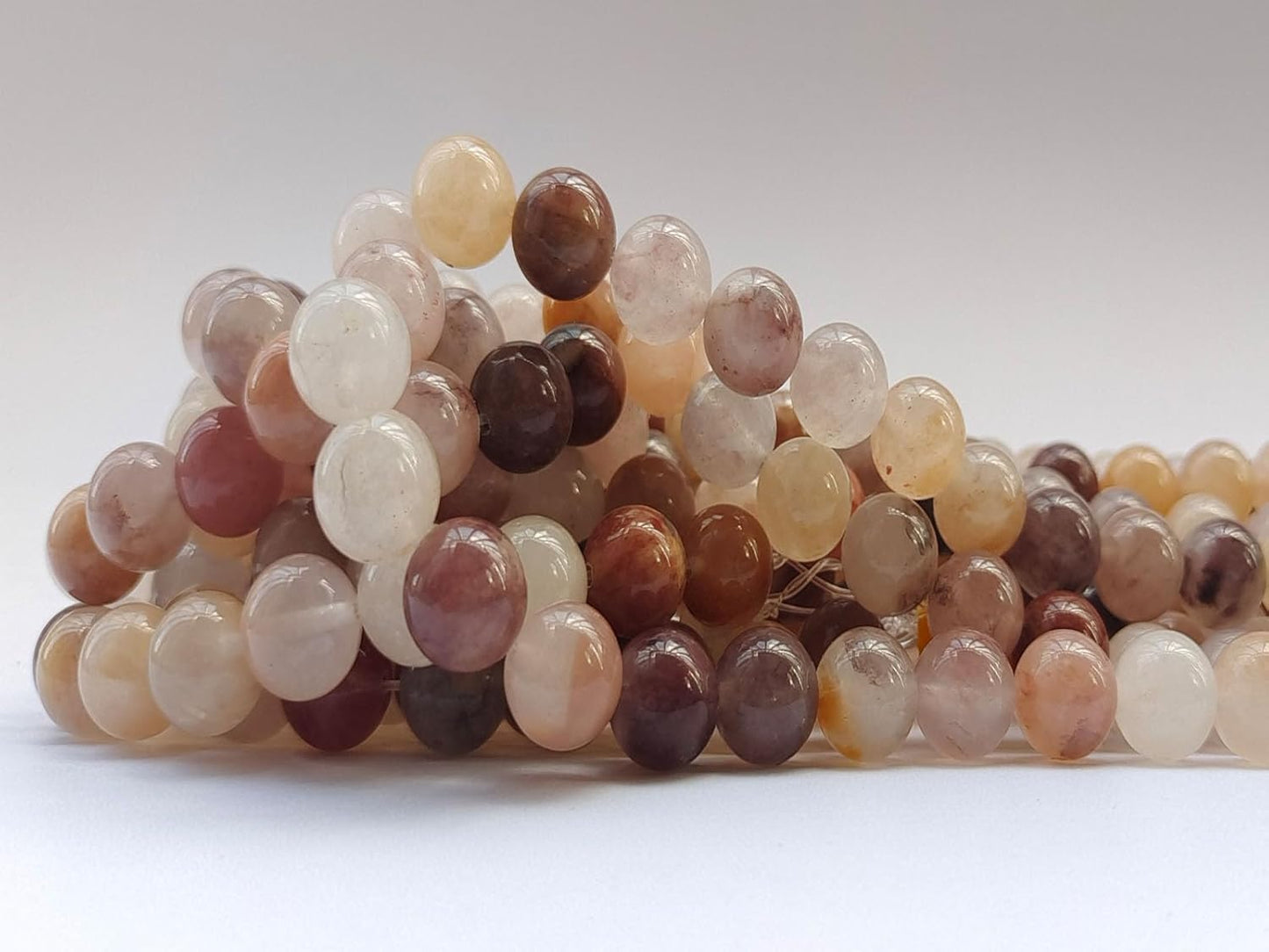 Stone Beads 10mm 60pcs Violet Jade Beads Round Loose Gemstones Beads for Bracelet Necklace Jewelry Making (10mm, 61002 Violet Jade)