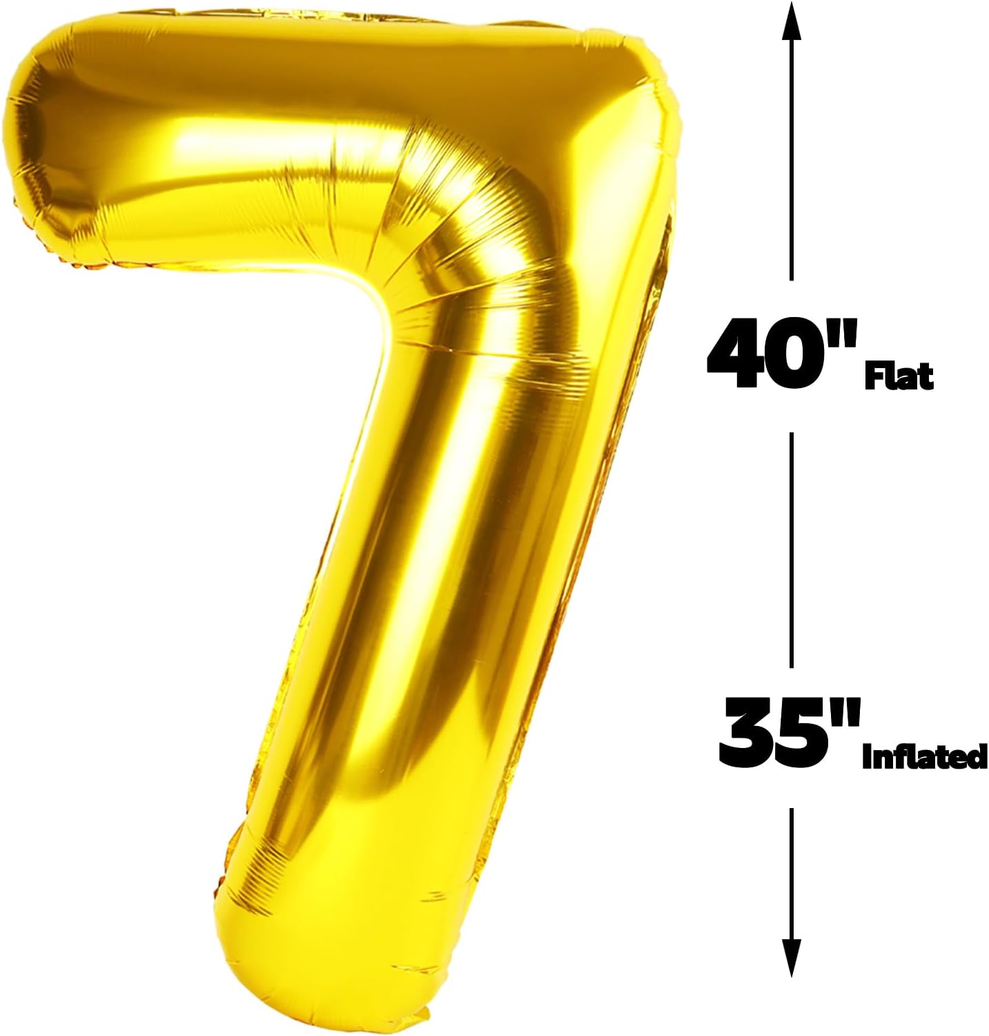Gold Number 27 72 Birthday Balloon 40 Inch, 27 72 Party Celebration Decorations Supplies, Mylar Foil Numbers Balloons for 27 72 Wedding Anniversary