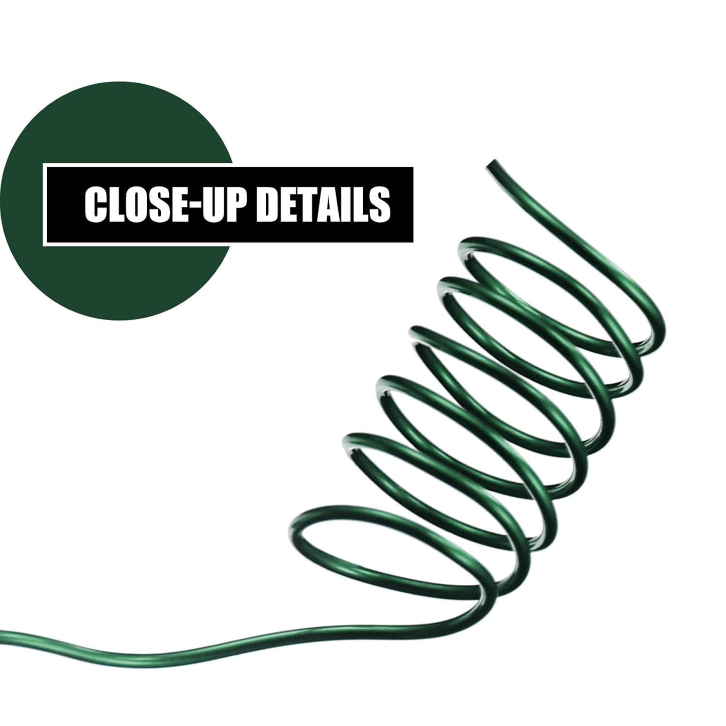 6 Rolls 112 Yards Floral Flexible Paddle Wire Floral Bind Wire for Crafts, Christmas Garland and Flower Arrangements DIY Craft, Christmas Holiday Decoration(Green)