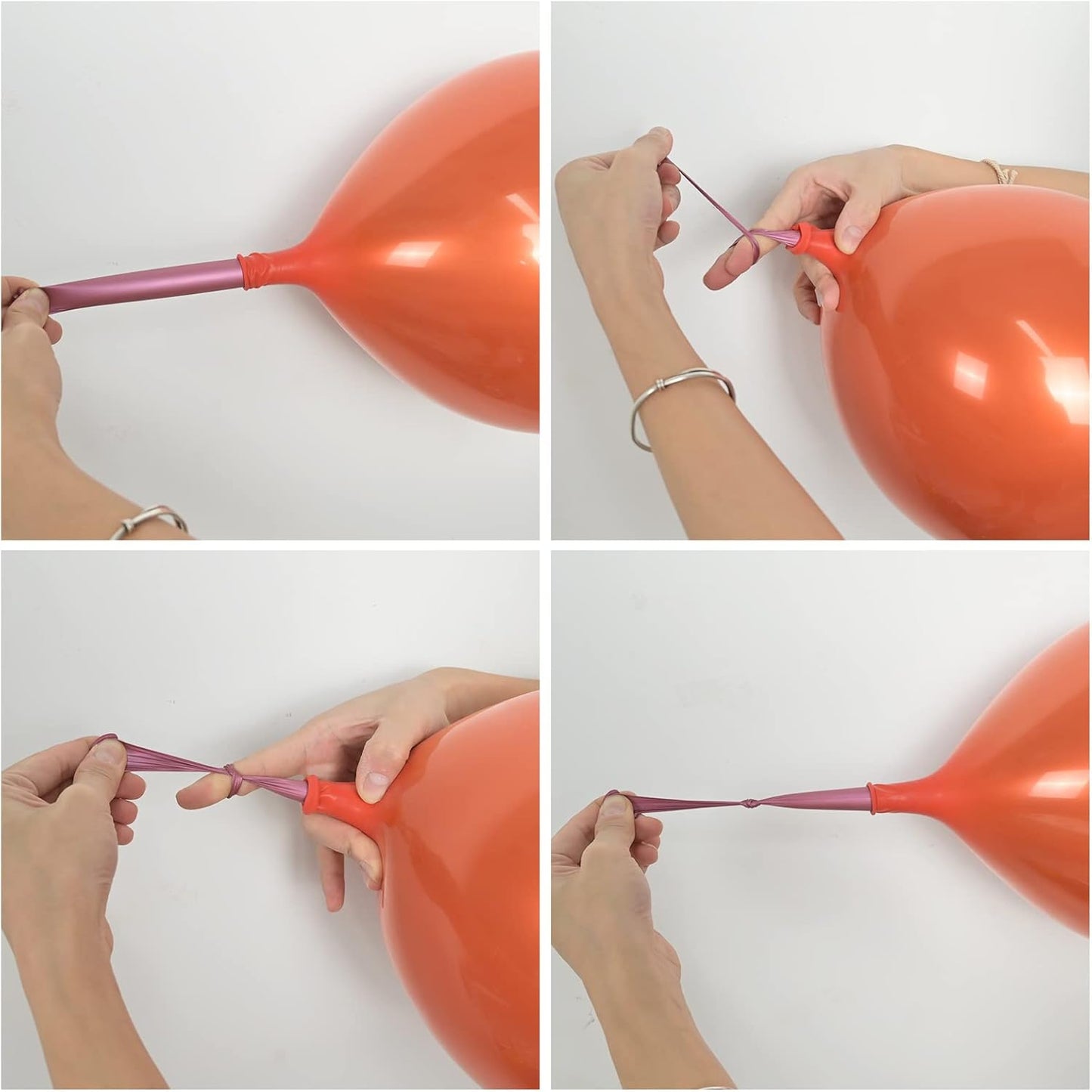 Chrome Orange Balloons 12 Inch, Double-Layered Metallic Copper Bronze Balloons, Shiny Thick Chrome Metallic Burnt Orange Latex Helium Balloon for Birthday Wedding Graduation Party Decoration Supplies