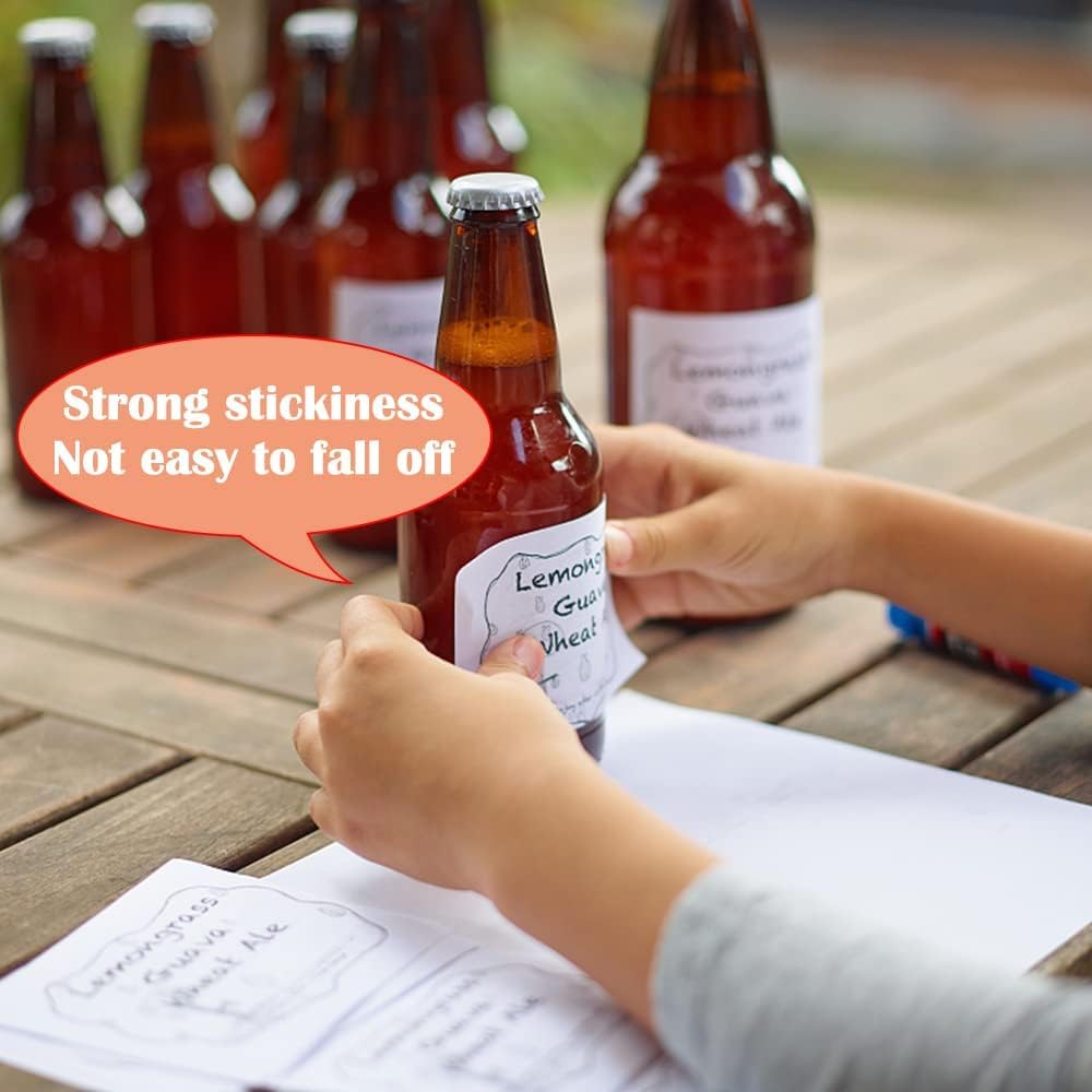 100-1000pcs Custom Stickers Merry Christmas Stickers Personalized Labels Adhesive Xmas Decorative Envelope Seals Stickers for Cards Gift Boxes(Round Kraft-12)