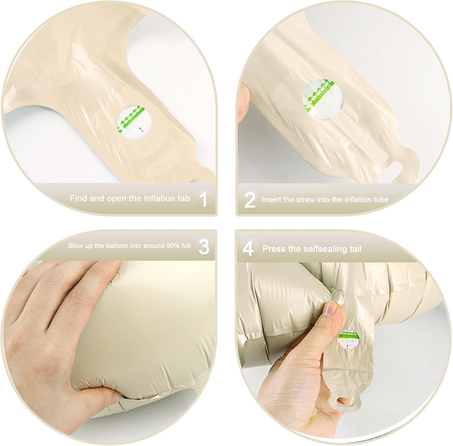 Cream White Number 21 12 Balloon 40 inch, Numbers 21 12 Birthday Balloons for Boy Girl, Cream White Foil 21 Balloon for 21 12 Birthday Party, Anniversary Celebration Decorations