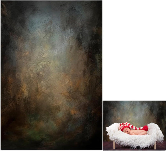 6x9ft Old Master Mottled Portrait Photography Backdrops Abstract Rust Spots Backdrop Background for Photoshoot