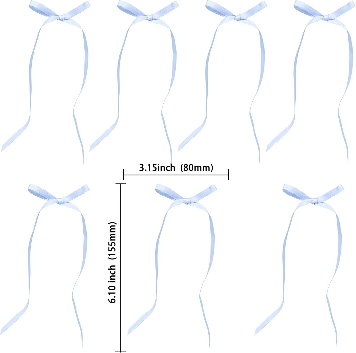 Ephlyn 30Pcs Bow Cupcake Toppers Valentine's Bowknot Ribbons Coquette Bow High Footed Cup Balloon Wall Party Decorations Cake Dessert Picks Birthday Wedding Party Supplies Blue