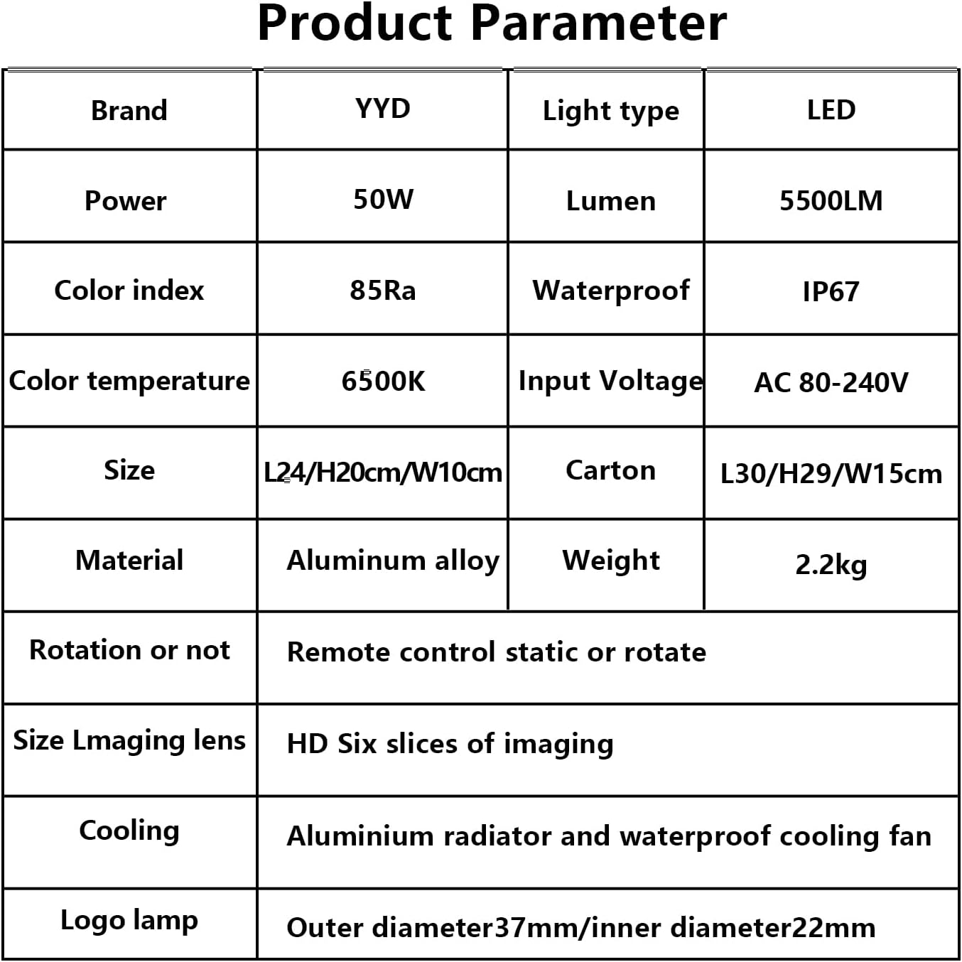 Logo Projector Lights Custom gobo projectors for Store business or wall outdoor waterproof ip67 HD led for Shop Advertising and Wedding