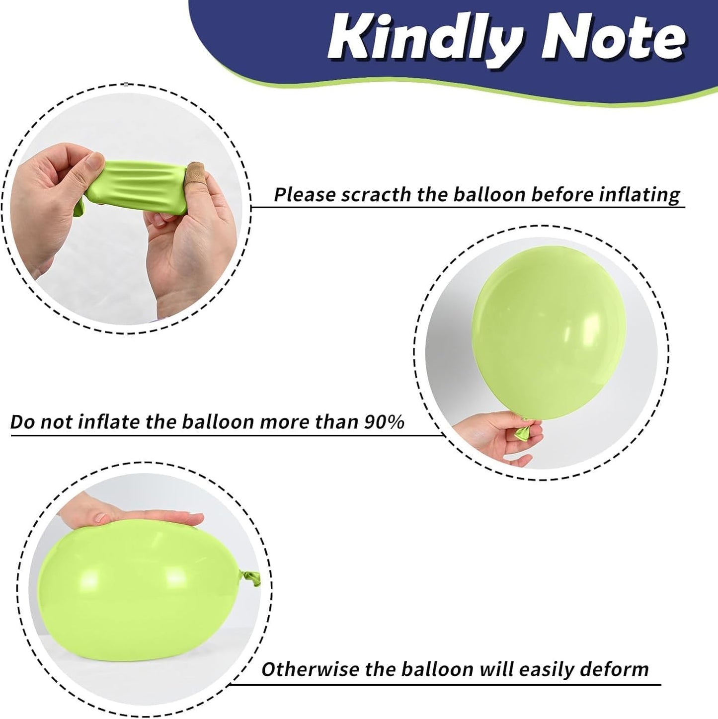 Navy Blue Green Balloons, 12 Inchs White Dark Green Confetti Balloons for Boys Kids Dinosaur Birthday Safari Jungle Theme Golf Party Baby Shower Wedding Grauation Decorations