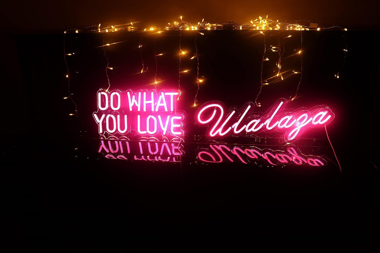 LED Neon Sign Night Light for Wall Party Décor Bedroom Room Bar Wedding Home Birthday Art Decoration Christmas with USB Chain Light modulator 5v (lets party blue)