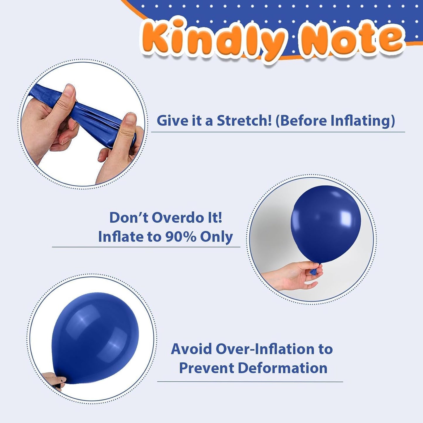 Orange Blue Balloons, Outer Space Party Balloons Set,12 Inch Navy Blue Silver Orange Yellow Agate Latex Balloon, for Boys Girls Space Theme Birthday Party, Graduation Baby Shower