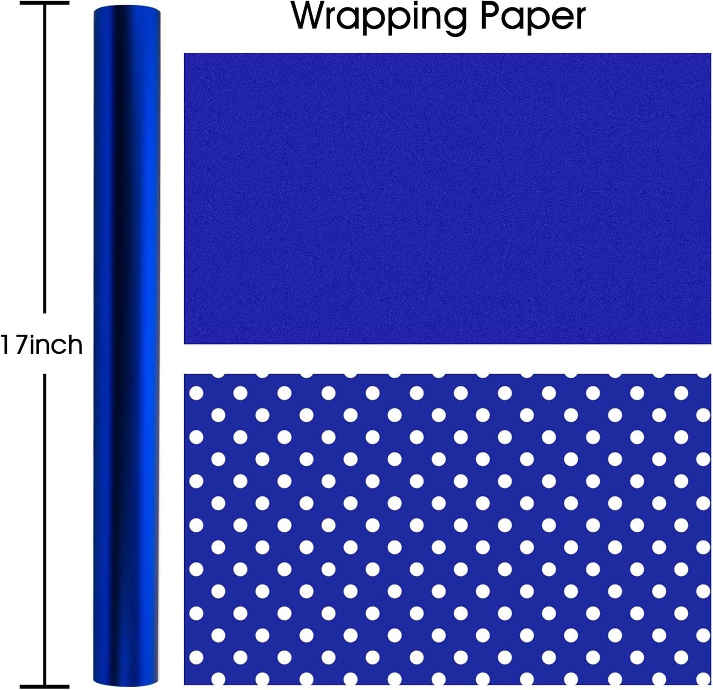 Garbendy Gift Wrapping Paper Roll-Solid Color Pearly-Lustre Paper,Perfect for Wedding, Valentine's Day,Birthday, Christmas,Baby Shower, Party - 17 Inch X 33 Feet