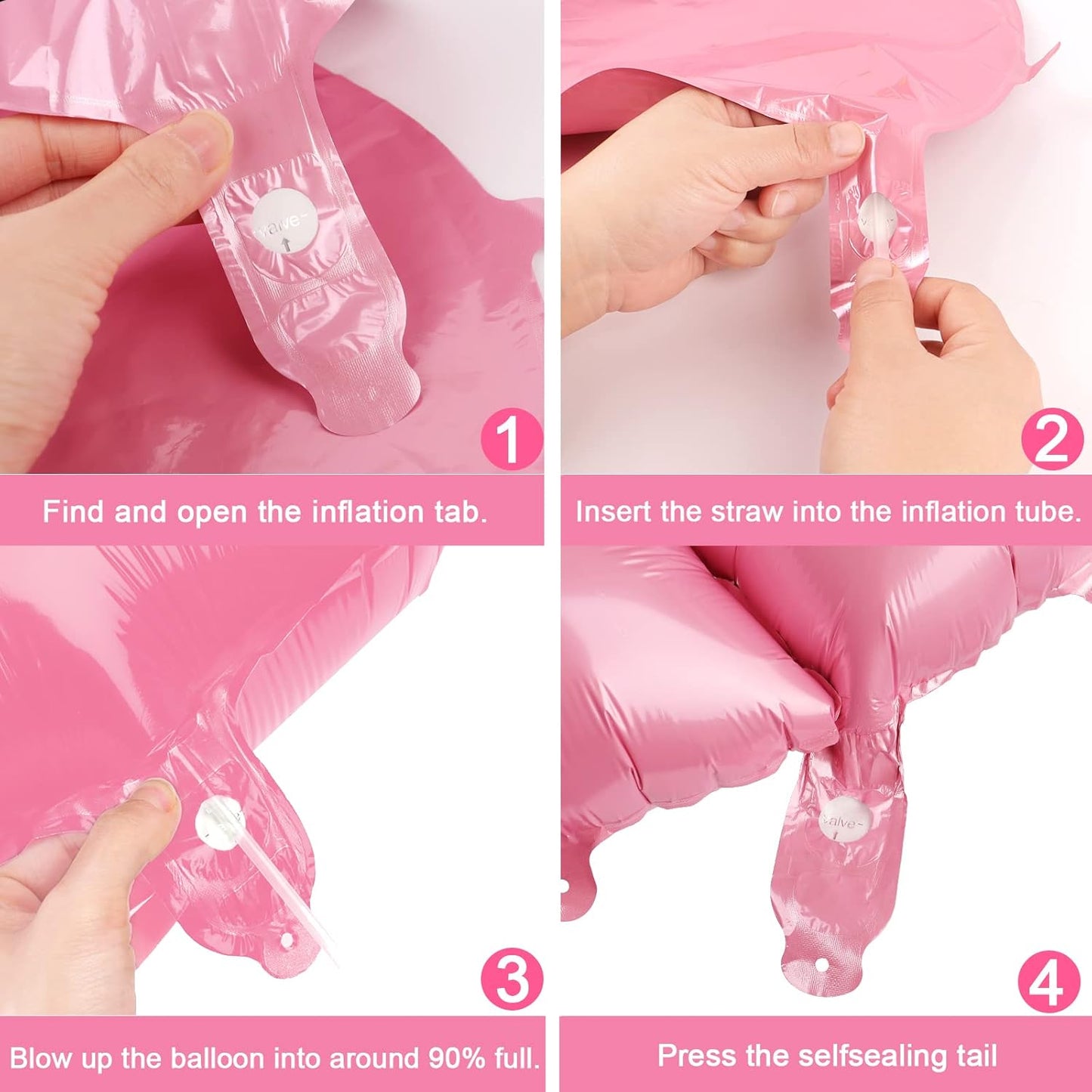 40 Inch Pink Number Balloon 0-9(Zero-Nine) with Crown, Big Size Happy Birthday Balloon, Foil Helium Big Number Balloon for Birthday Party,Wedding, Anniversary (PINK 6)