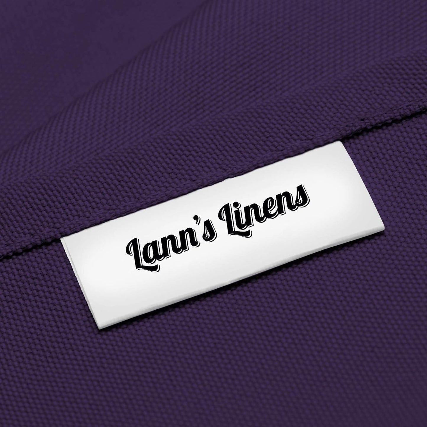 Lann's Linens - 10 Premium 90" Round Tablecloths for Wedding/Banquet/Restaurant - Polyester Fabric Table Cloth - Purple