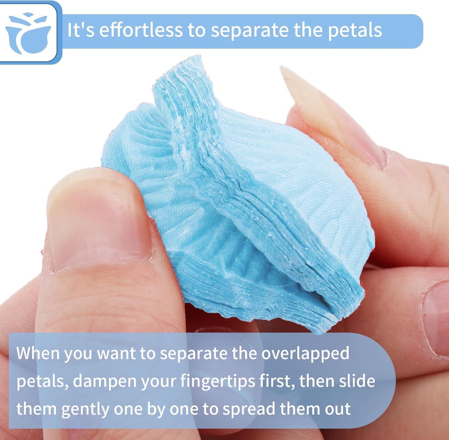 1000 Pcs Artificial Fake Rose Petals,Flower Petals for Romantic Night, Engagement, Party, Wedding, Event Flower Decorations, in Bulk(Light Blue)