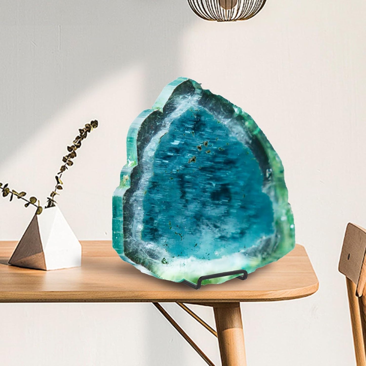 Large Plate Holder Display Stand - 12 inch Super Tall Big Plate Stands for Heavy Duty Display - Metal Picture Frame Stand - Tabletop Easel Stand for Decorative Platter | Plaque | Book - 2 Pack - Black