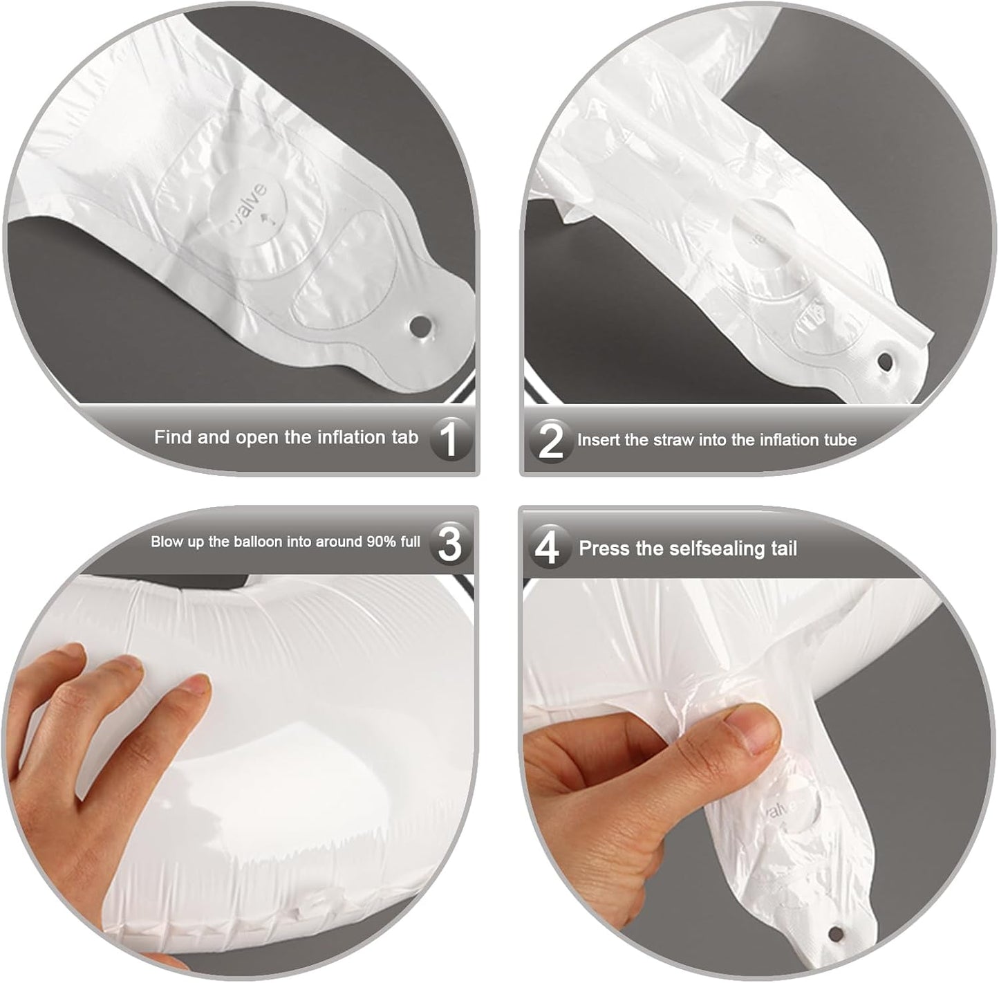 Big White 40 Inch 9 Balloon Number, Jumbo Giant 9th 19 29 39 49 99 Birthday Party Decorations, Large White Foil Balloons Anniversary Birthday Party Engagement Decorations