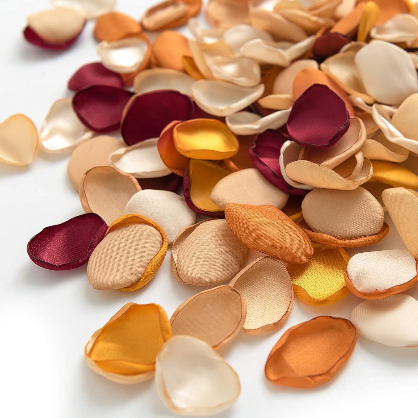 Ling's Moment Rose Petals, Silk Flower Petals for Wedding/Aisle/Flower Girl Baskets/Table Centerpiece Décor,etc.Burnt Orange Terracotta 200pcs