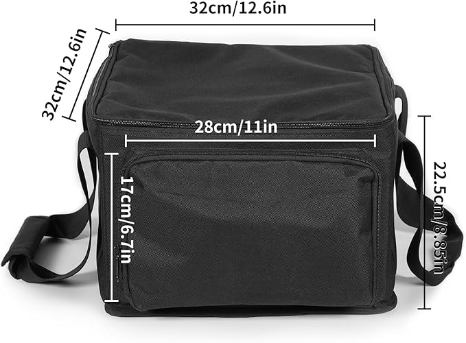 4PCS Battery Powered Waterproof Stage Par Lights with Bag, 9X18W LED 6in1 RGBWA+UV, Remote APP DMX Control, Quiet Uplighting for Church, DJ, Wedding, Black