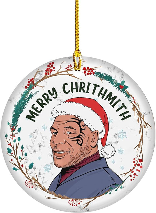 Hanging Christmas Ornament - Holiday Tree Decor - House Decoration 2025 - Funny Xmas Ornaments - Funny Gift for Friends, Coworker - Gift for Christmas - Humorous Ornaments