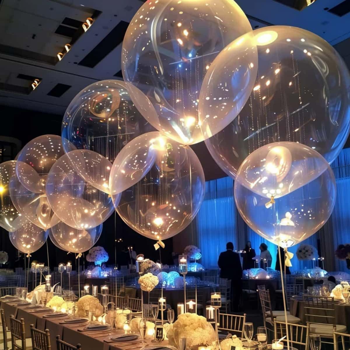 50 Pack Clear Balloons 24 Inch Clear Latex Balloon - Stunning and Versatile Decorations for Any Occasion