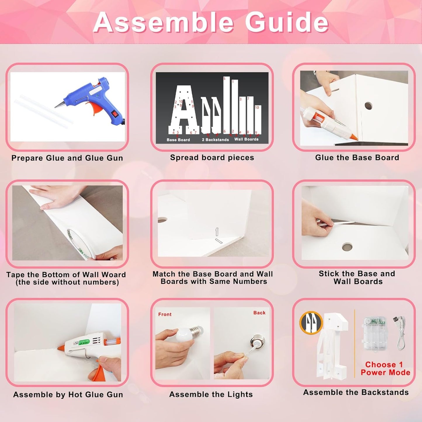 Ledido 3FT Marquee Light Up Letters, Large Light Up Letters, Marquee Letter 3 Feet Tall, Mosaic Lighted Letter for Party Decoration Baby Shower Anniversary Wedding, Z