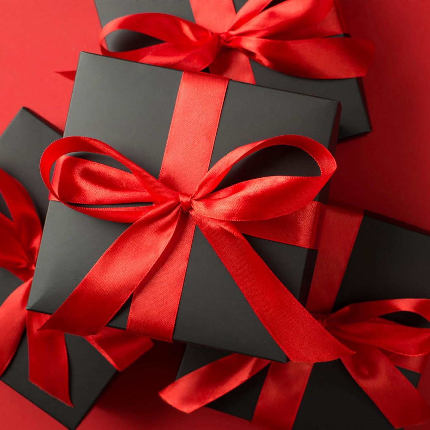 Vanhench Black Wrapping Paper, 17.5" x 963" (80 1/4FT), Art Paper, Birthday, Bouquet Flower Wrapping, 80GSM 55LB