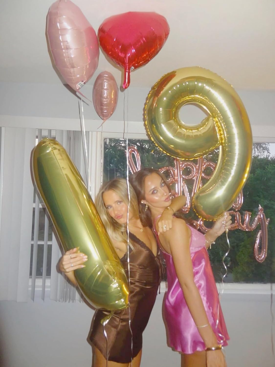 Light Gold Number 1 Balloon 40 inch, Number 1 Birthday Balloons for Boy Girl, Champagne Gold Foil One Balloon for 1st 10 11 12 16 18 Birthday Party, Anniversary Celebration Numbers Decorations