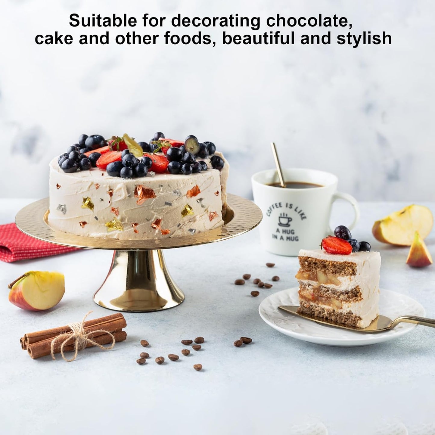 Edible Gold Leaf, Gold Leaf Cake Decoration Gold Flakes Food Gold Foil Decoration Baking Gold Foil Decor Chocolates Decor Gold Leaf Sheets for Cooking Dessert Decoration Crafts Makeup (Gold Silver Rose Gold)