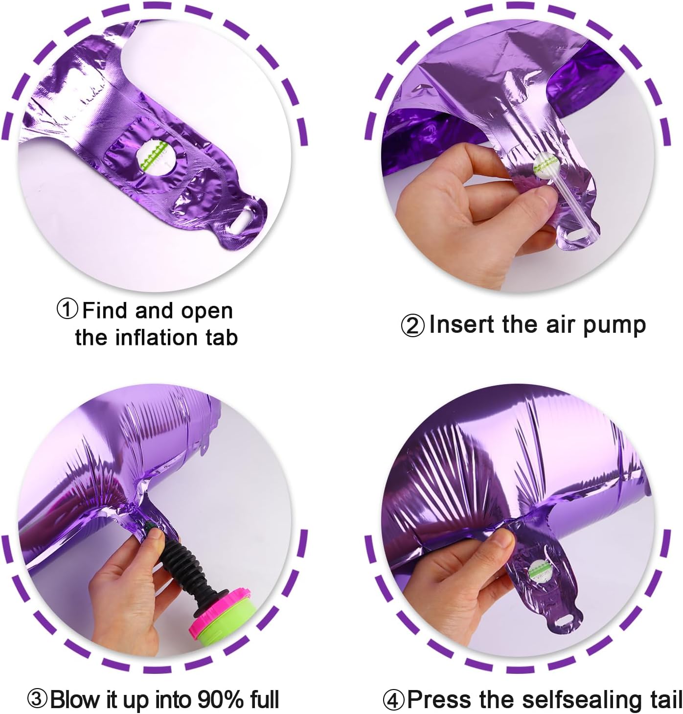 Jumbo Purple Number 1 Balloon 40 Inch, Mylar Foil Number One Balloons for Boy Girl 1st 1 11 21 31 41 51 81 Birthday Party, Giant Balloons Anniversary Graduations Photo Shoot Decorations