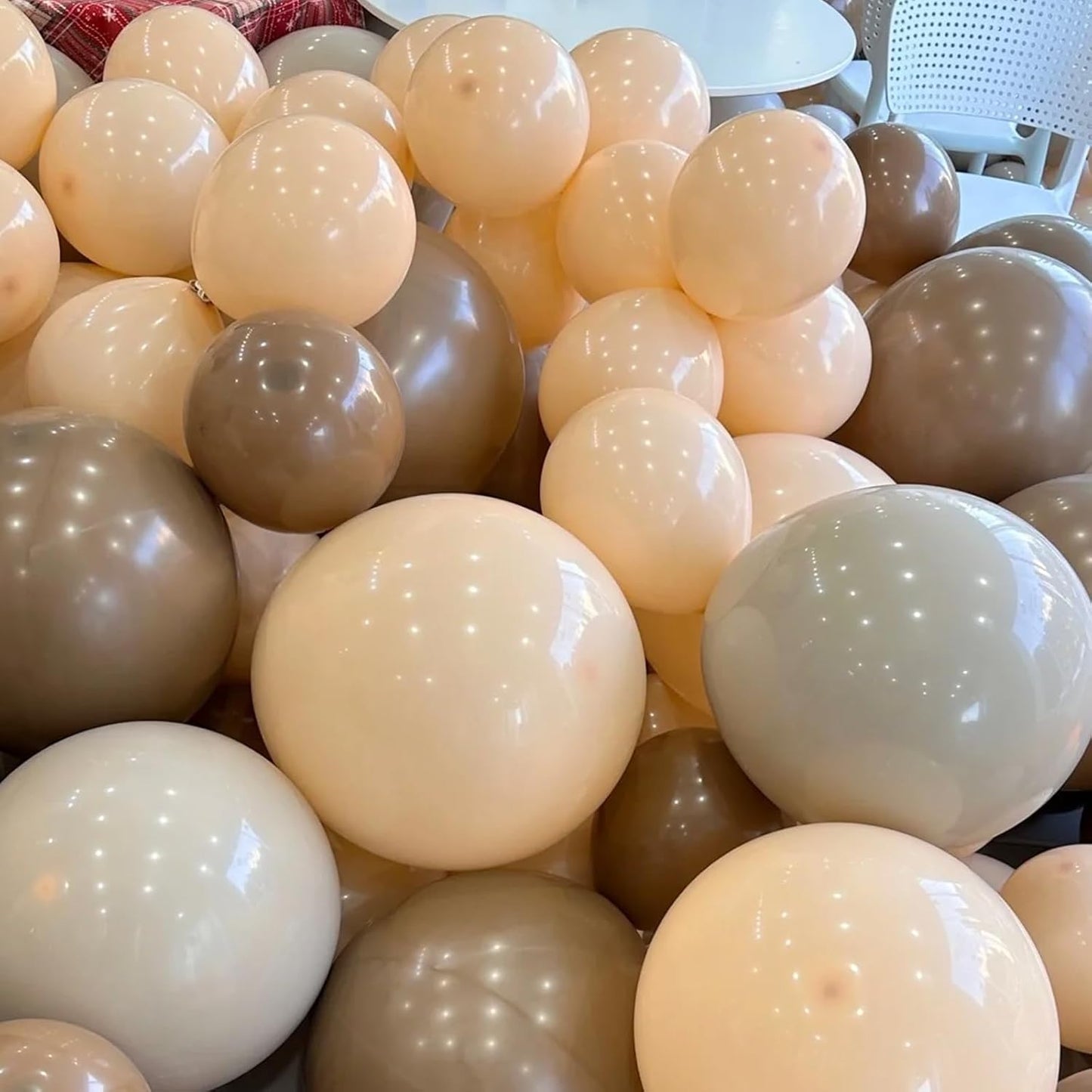 90pack Pastel Orange Balloons Different Size 18/12/10/5 Inch Orange Balloon Garland Arch Kit for Graduation, Wedding, Birthday, Princess Theme, Baby Shower, Anniversary Party Decorations