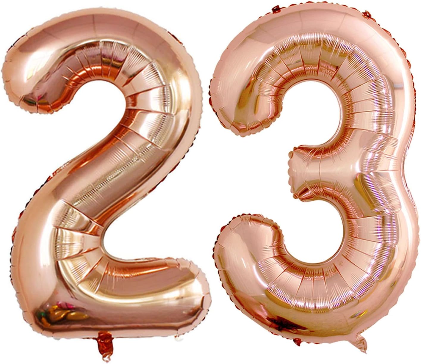 GOER Number 23 Balloons for 23rd Birthday Party Decorations,42 Inch Jumbo Foil Helium 32 Balloons for 32nd Birthday Party Decoration (Champagne Gold)